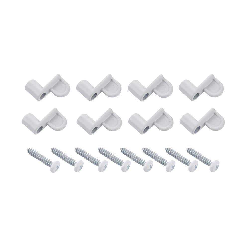 Grisham White Glass and Screen Clips - Cheap Fitting