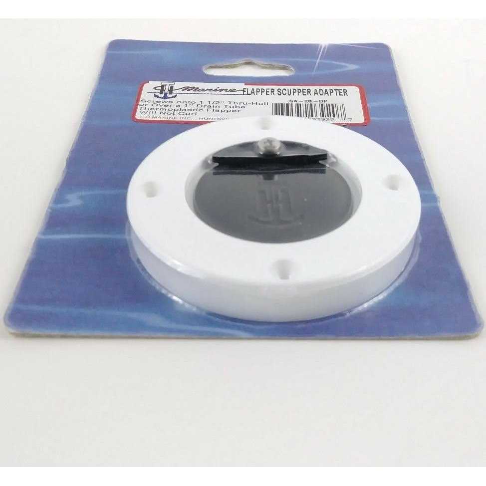 T-H Marine Flush Mount Scupper Adapter SA-2B-DP - Cheap Fitting