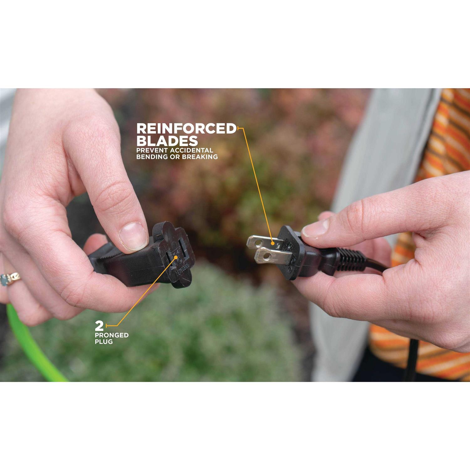 Yard Master 9940010 Outdoor Garden 120-Foot Extension Cord - Cheap Fitting