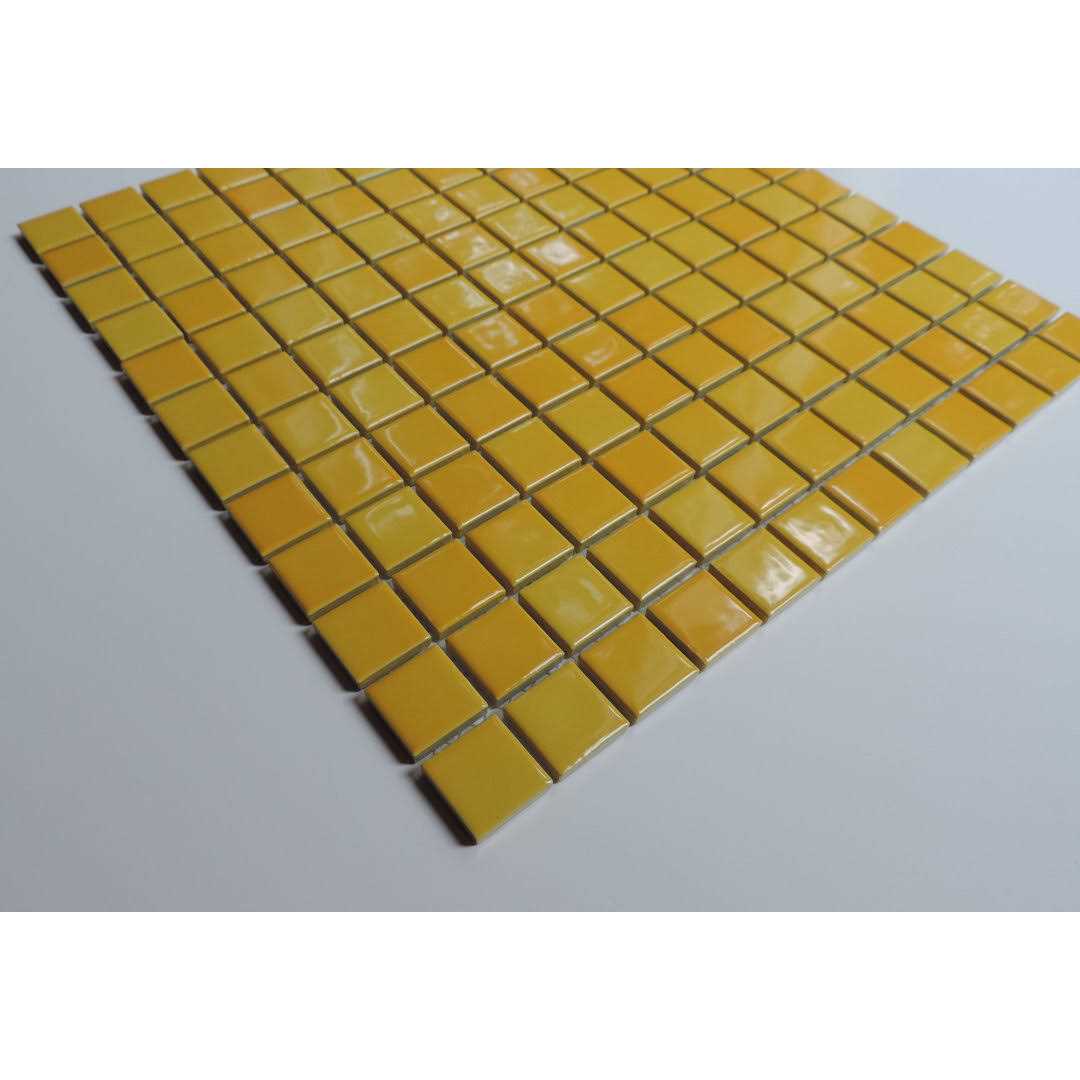 Barcelona 1 x 1 Porcelain Grid Mosaic Wall & Floor Tile The Mosaic Factory - Cheap Fitting