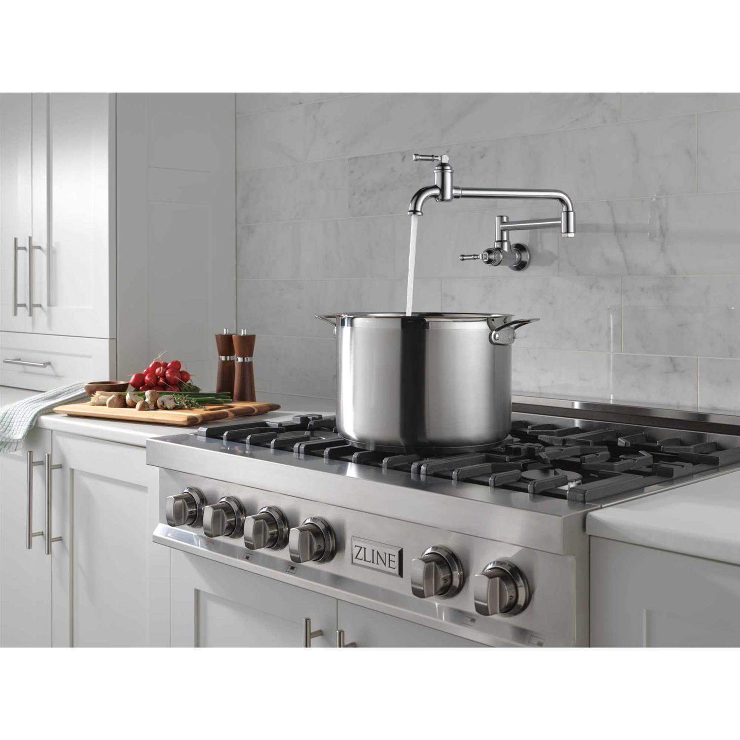 Delta Broderick Wall Mount Pot Filler - Cheap Fitting