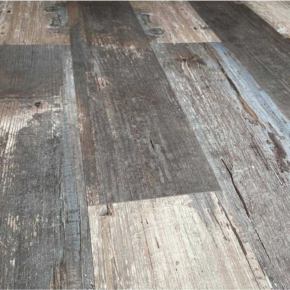 Deco Products Colors Glue Down Floor and Wall DIY Rumba Wood Aged 6 in. x 36 in. Multi-Tonal Luxury Vinyl Plank - Cheap Fitting