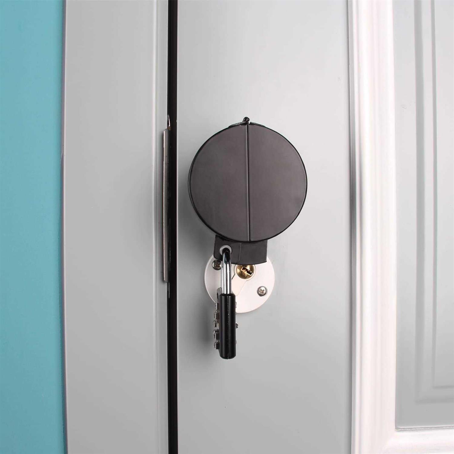 TEMEILI Door Handle Lock, Door Knob Lock Out Device,Cover to Disable The Doorknob/Faucet/Valve, Prevents Turning of Door Knob and Access to Keyhole - Cheap Fitting