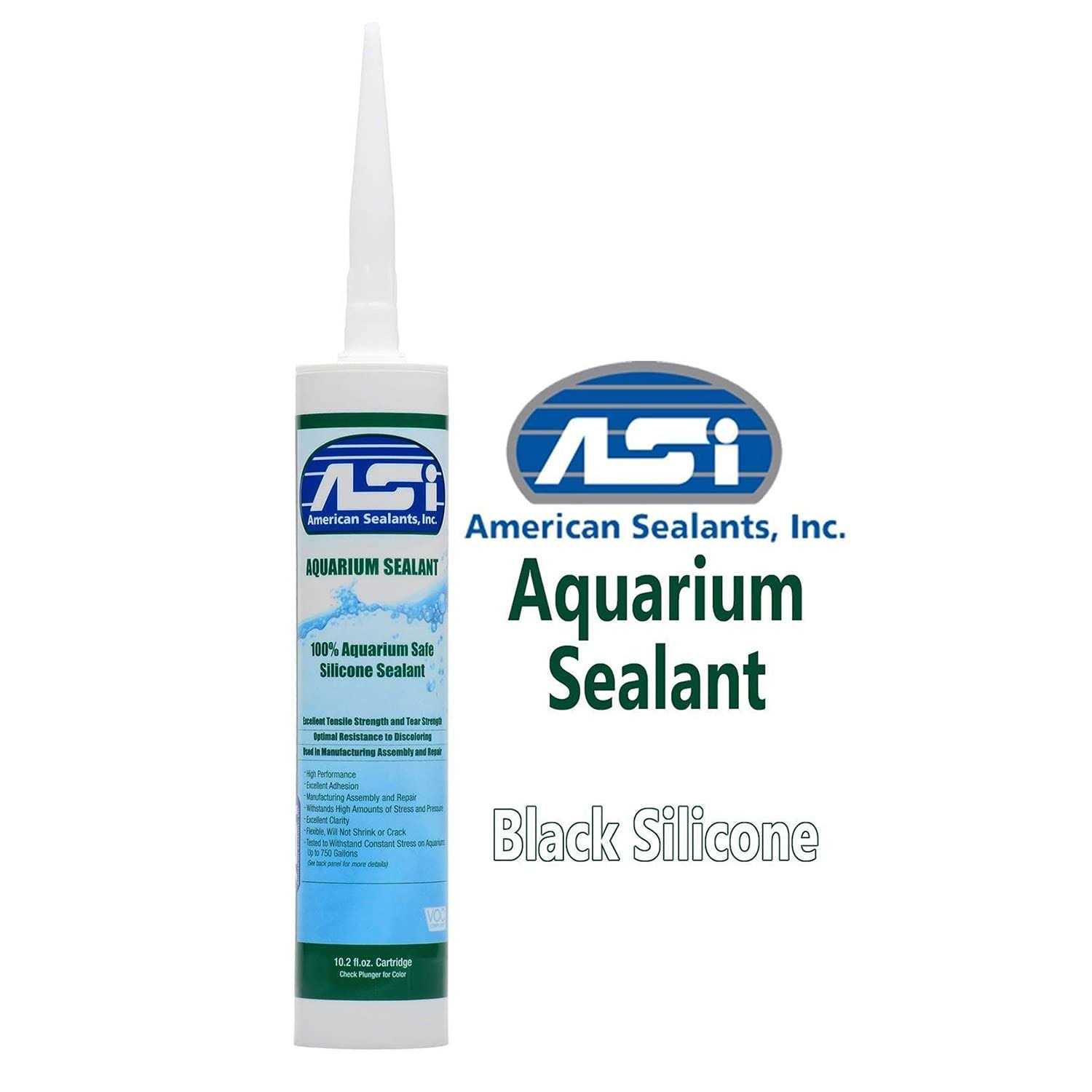ASI Aquarium Silicone Sealant Black - Cheap Fitting