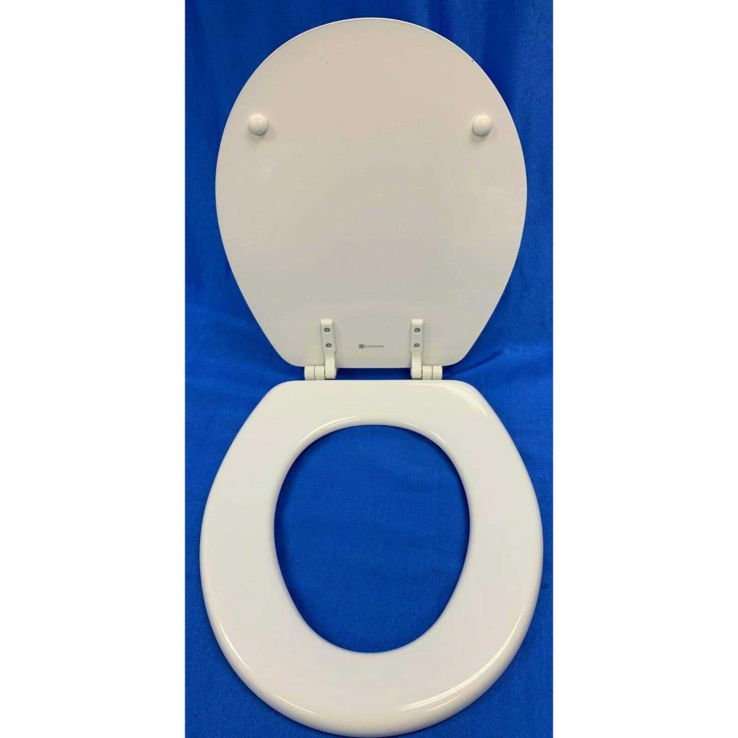 Glacier Bay Lift-Off Round Closed Front Toilet Seat Easy Release Molded Wood 30450 000 - Cheap Fitting