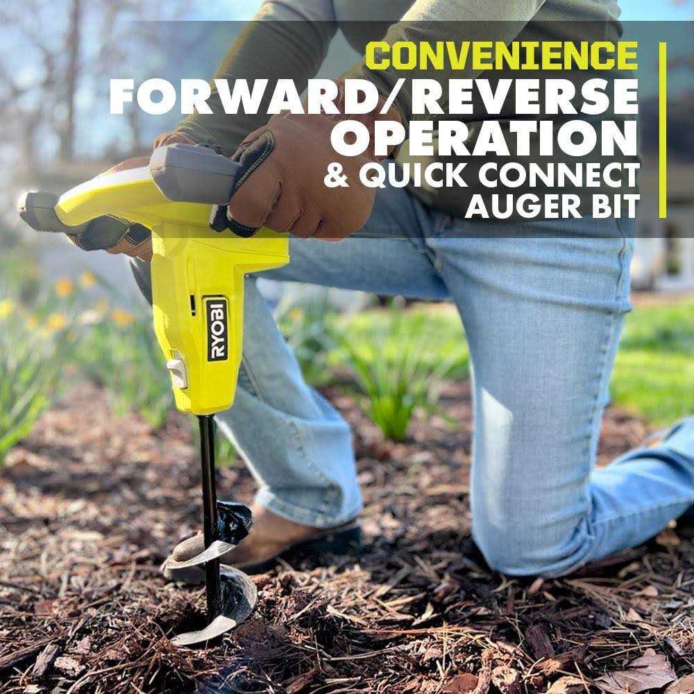 RYOBI ONE+ 18V Cordless Earth Auger with 3 in. Bit - Cheap Fitting