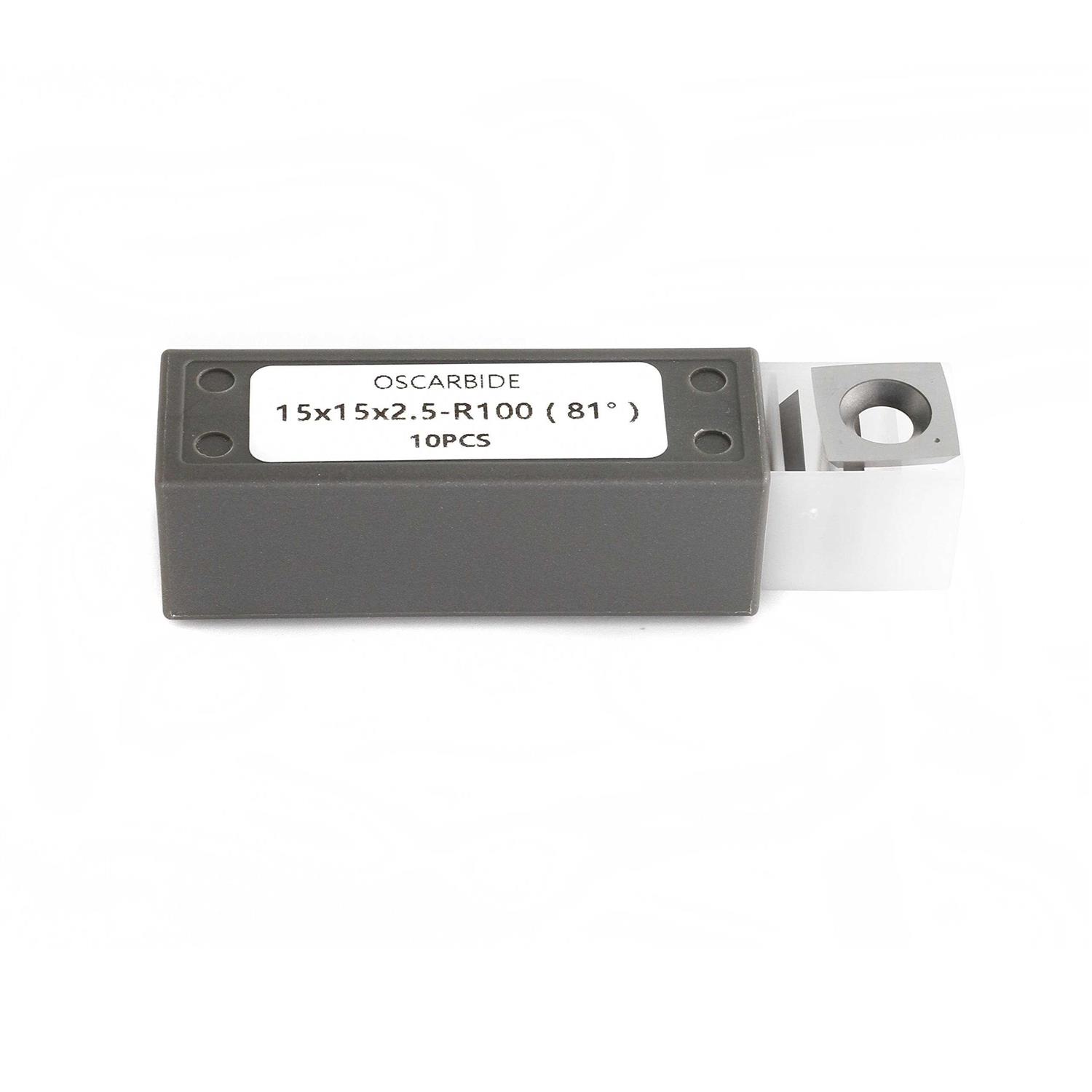 OSCARBIDE Byrd Shelix Carbide Inserts Replacement Cutters 15mm Square Carbide Cutters with 4 Edge Radius for Woodworking - Cheap Fitting