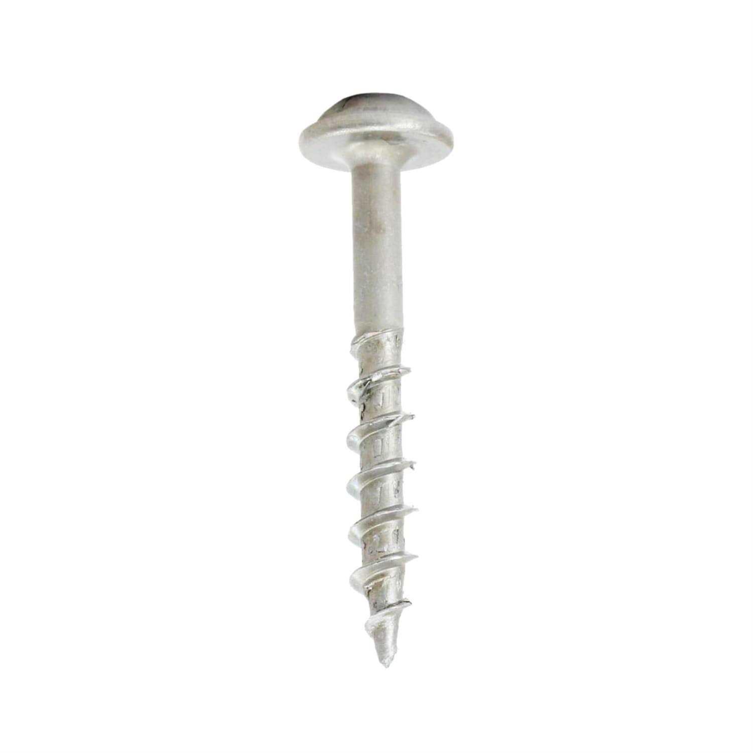 #8 x 1-1/2 inch Square Round Washer Head Pocket Hole Screws - Cheap Fitting