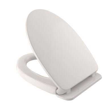 American Standard Cardiff Slow-Close Round Toilet Seat in Bone - Cheap Fitting