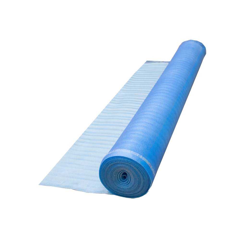 Bestlaminate 3in1 Vapor Barrier Flooring Underlayment w/Overlap and pre-Attached Tape Strip - Cheap Fitting
