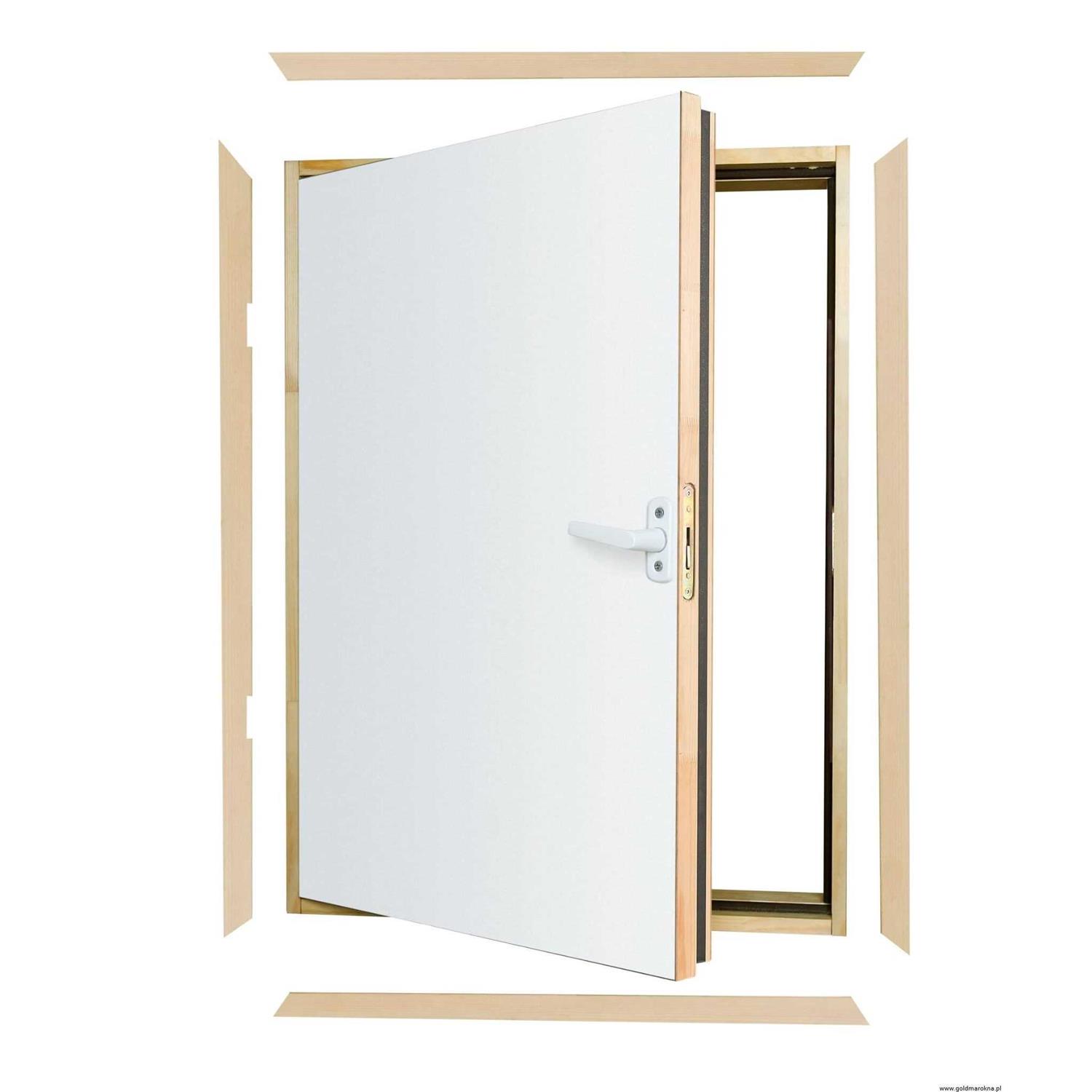 Fakro DWF Wall Hatch 27 in. x 35 in. Wooden Fire Rated Insulated Access Door 869833 - Cheap Fitting