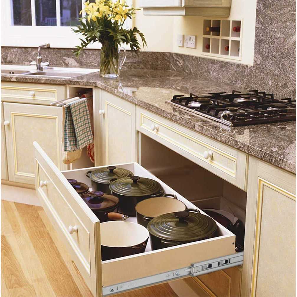 ocg Soft Close Drawer Slides 22 Inch full extension ball bearing side mount Drawer Slides for cabinets with face frame - Cheap Fitting