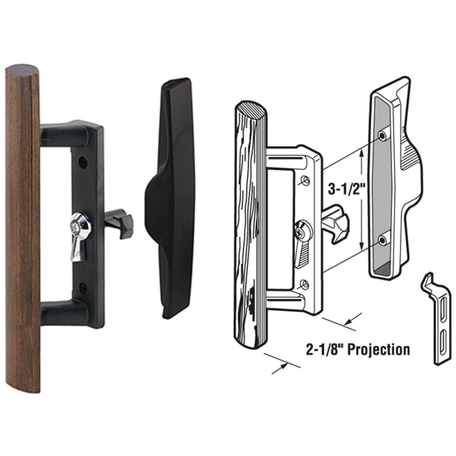 Prime-Line Sliding Glass Door Handle Set - Cheap Fitting