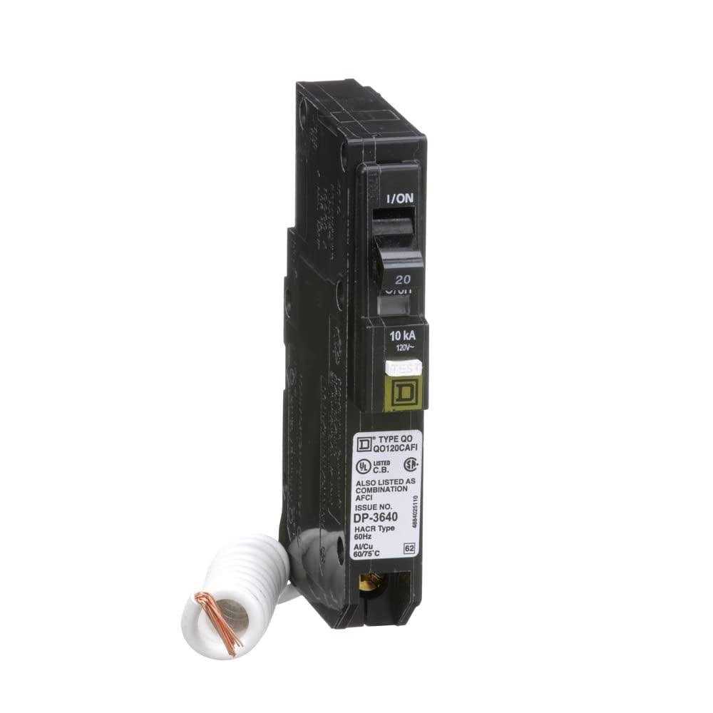 Square D QO120CAFI QO 20A Arc Fault Breaker - Cheap Fitting