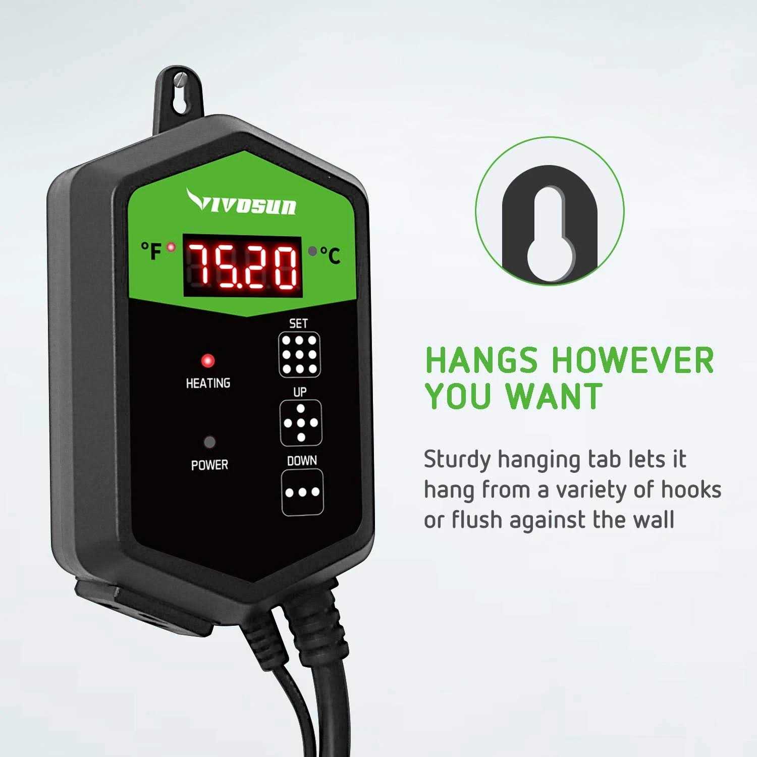 VIVOSUN 20.75 Seedling Heat Mat and Digital Thermostat Combo Set - Cheap Fitting