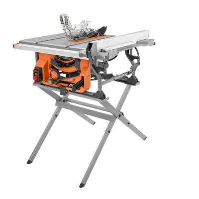 15 Amp 10 in. Table Saw with Folding Stand - Cheap Fitting