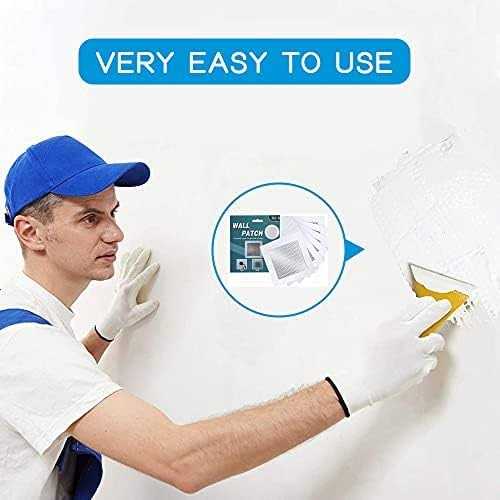 WDSHCR Drywall Repair Patch 6 Pack Safe Mend Wall Repair Self Adhesive Fiberglass Wall Repair Patch Kit - Cheap Fitting