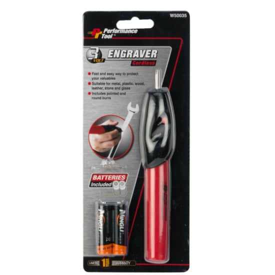 Performance Tool W50035 3V Pen Style Cordless Engraver - Cheap Fitting