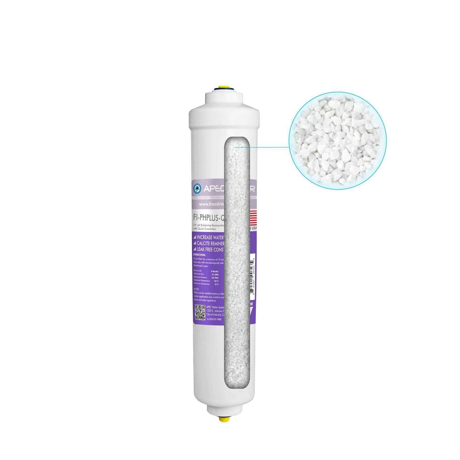 APEC Filter-MAX-ESPH 75 GPD Complete Replacement Filter Set for Essence Series Alkaline Reverse Osmosis Water Filter System - Cheap Fitting