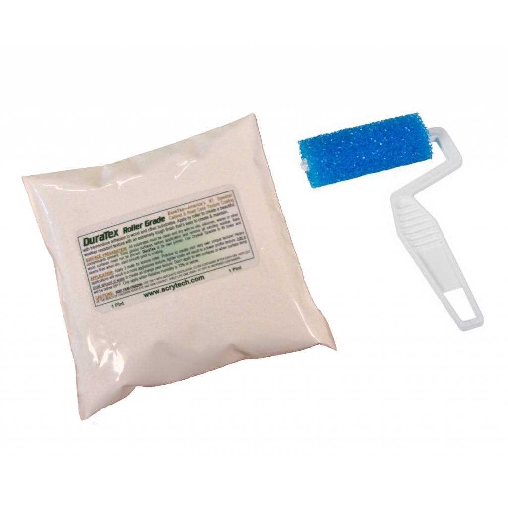 Acry-Tech Coatings Acry-Tech DuraTex Black 1 Pint Roller Grade Cabinet Texture Coating Kit with Textured 3 Roller - Cheap Fitting