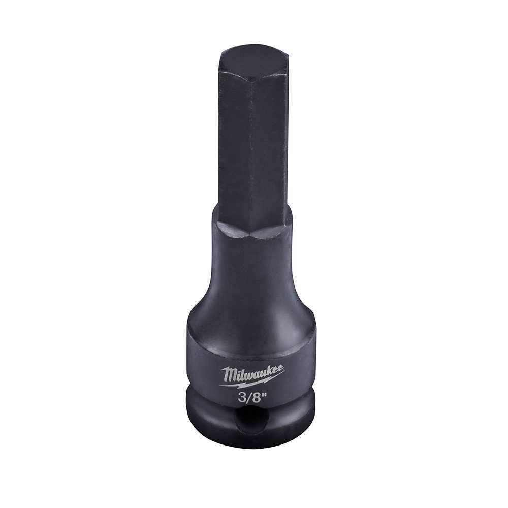 Milwaukee 49-66-5152 SHOCKWAVE Lineman’s 3/8 in. Drive 3/8 in. Hex Bit Socket - Cheap Fitting