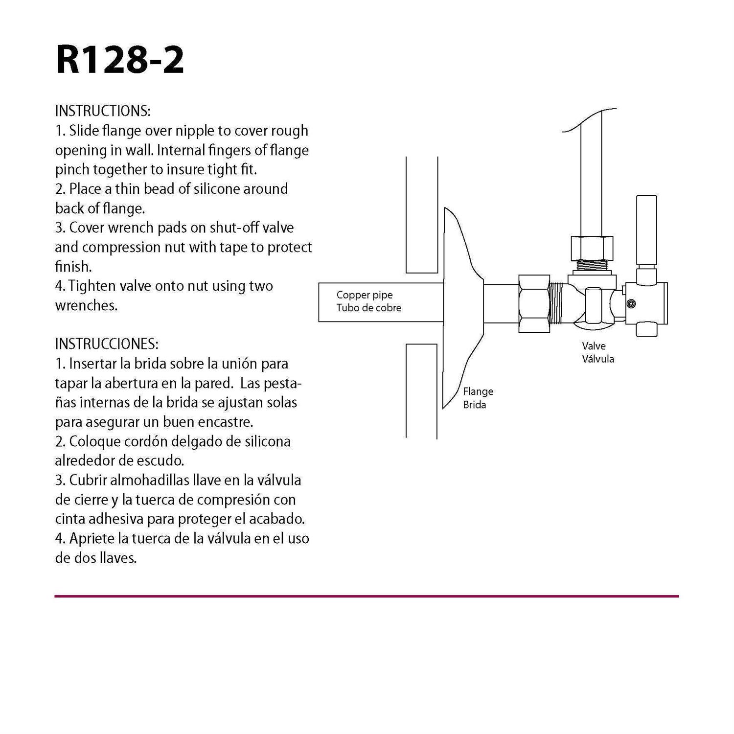 Westbrass R128-2-12 1/2 in. Copper Sure Grip Flange - Cheap Fitting