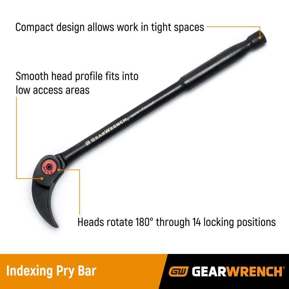 GearWrench 3-Piece Indexing Pry Bar Set 82301D - Cheap Fitting