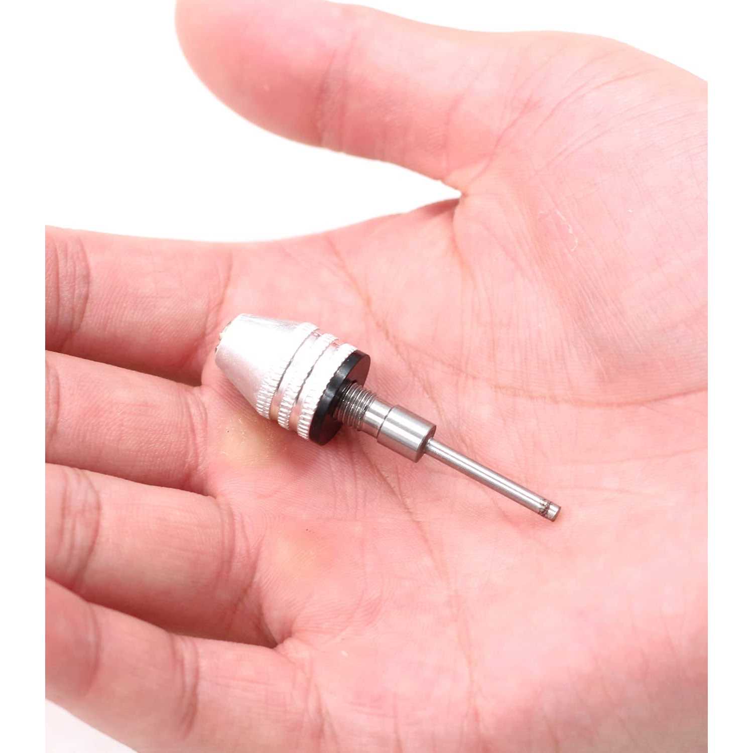 Driak Keyless Drill Chuck Collet Conversion Adapter 2.35mm Shaft Capacity 0-1/8 - Cheap Fitting