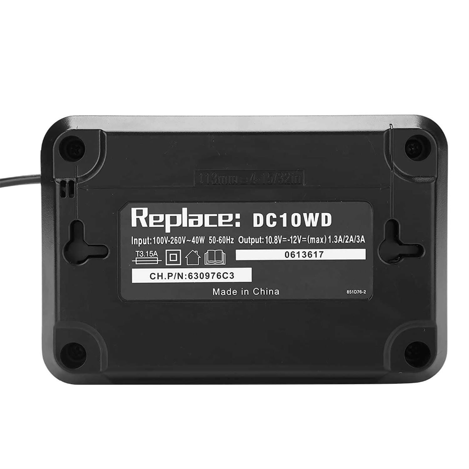 10.8V~12V Lithium Battery Charger for Makita DC10WD DC10SB DC10WC BL1015 BL1016 BL1021B BL1041B Charger Replacement for Makita Black Decker Quick - Cheap Fitting