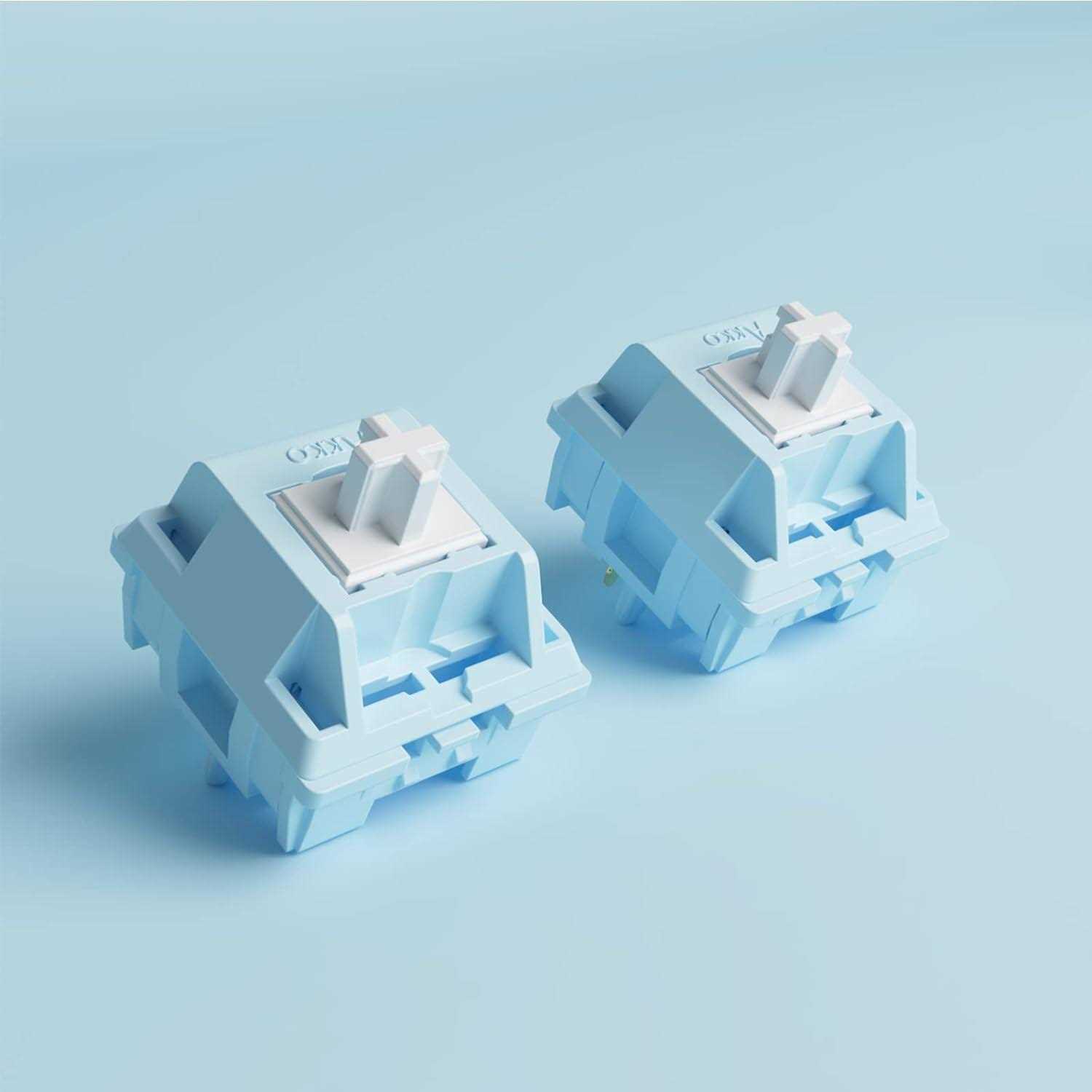 Akko Keyboard Switches Akko CS Snow Blue Grey Switches for Mechanical Keyboard - Cheap Fitting