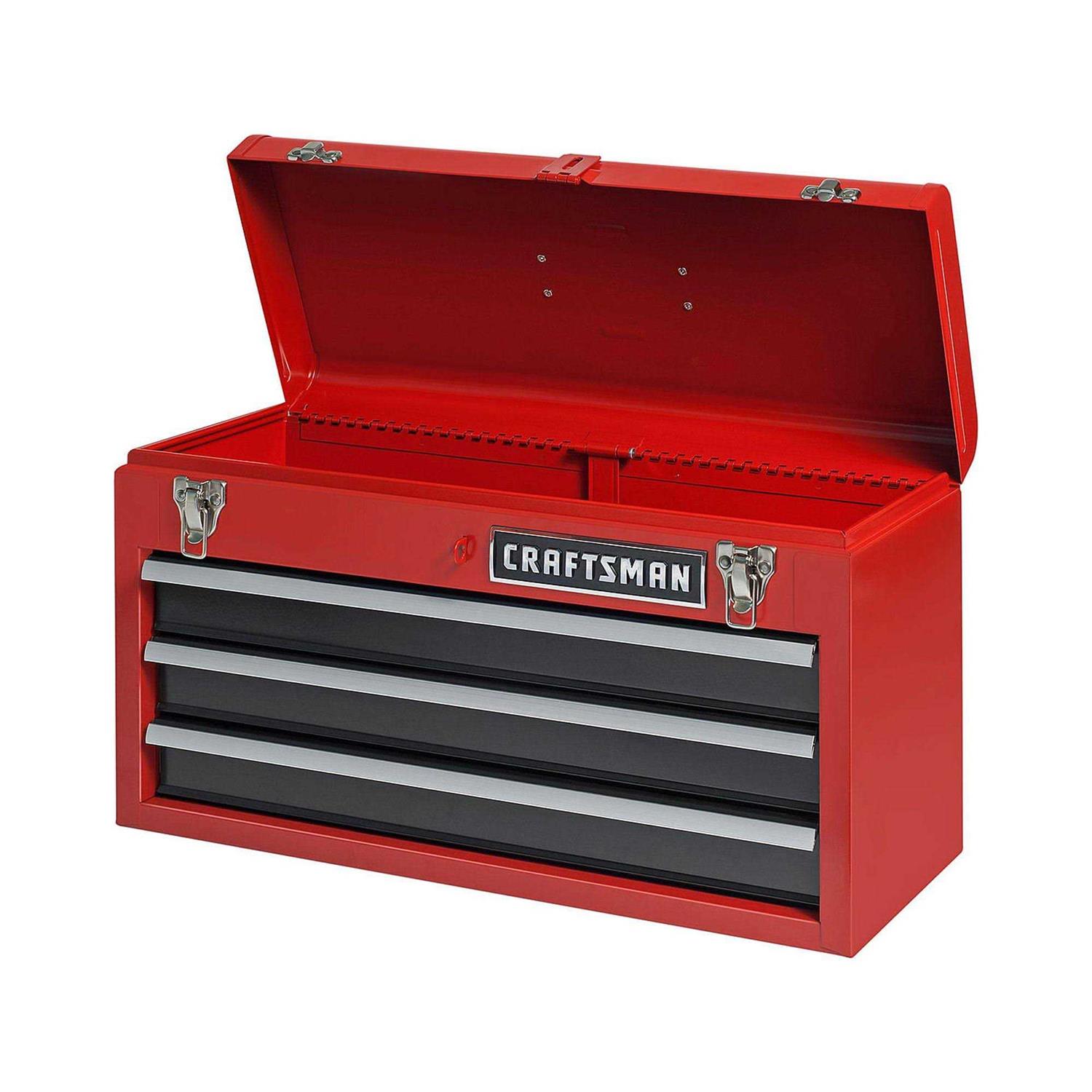 Craftsman 3-Drawer Metal Portable Chest Toolbox Red - Cheap Fitting