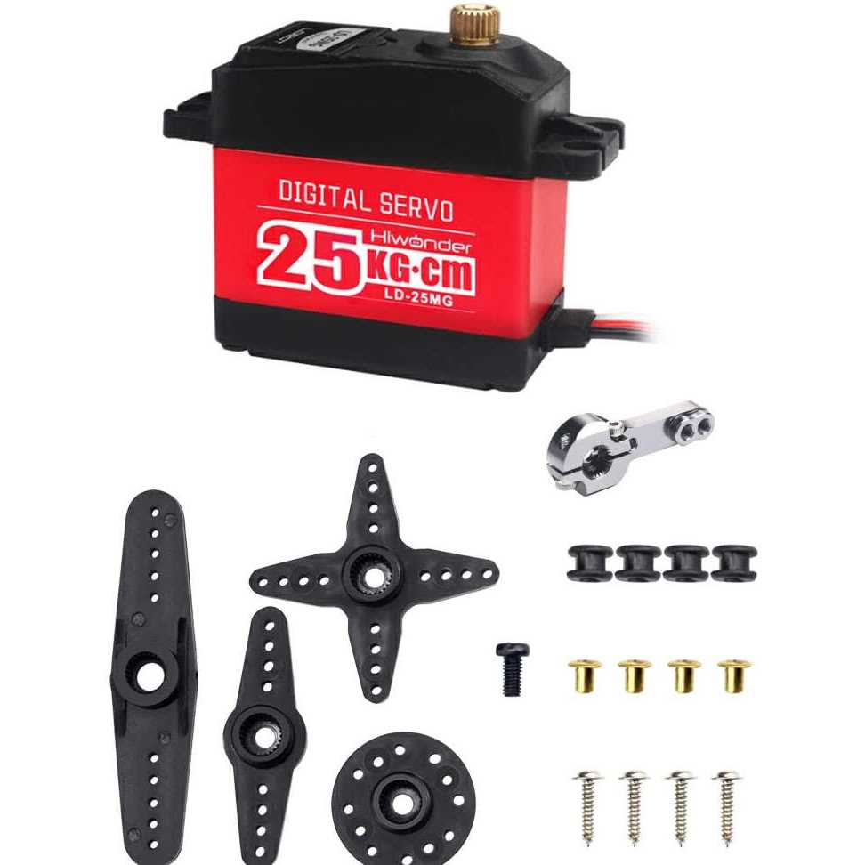 Hiwonder LD-25MG Full Metal Gear Standard Digital Servo with 25kg High Torque - Cheap Fitting