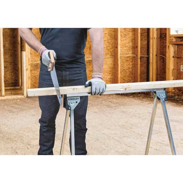 Stanley 29 in. H x 31 in. D Sawhorse Set 750 lb. Capacity - Cheap Fitting