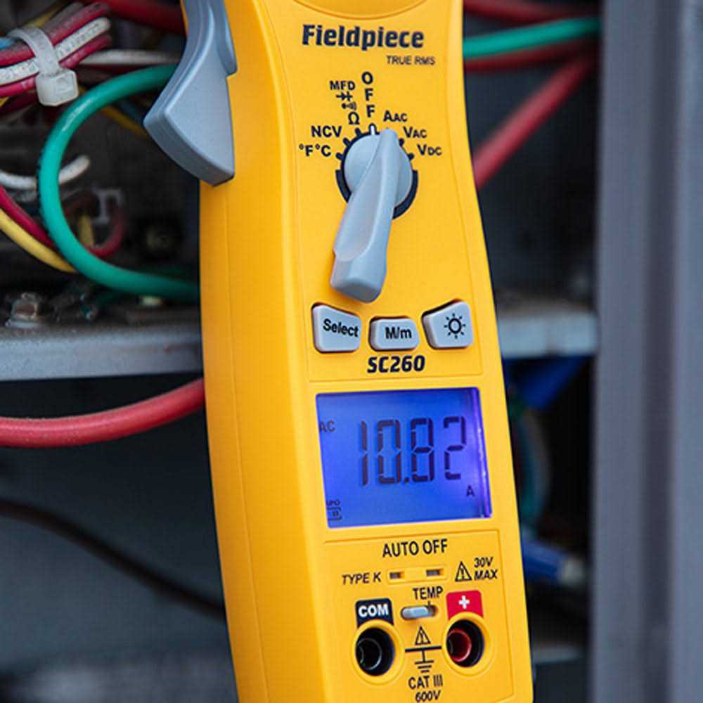Fieldpiece SC260 Compact Clamp Meter with True RMS - Cheap Fitting