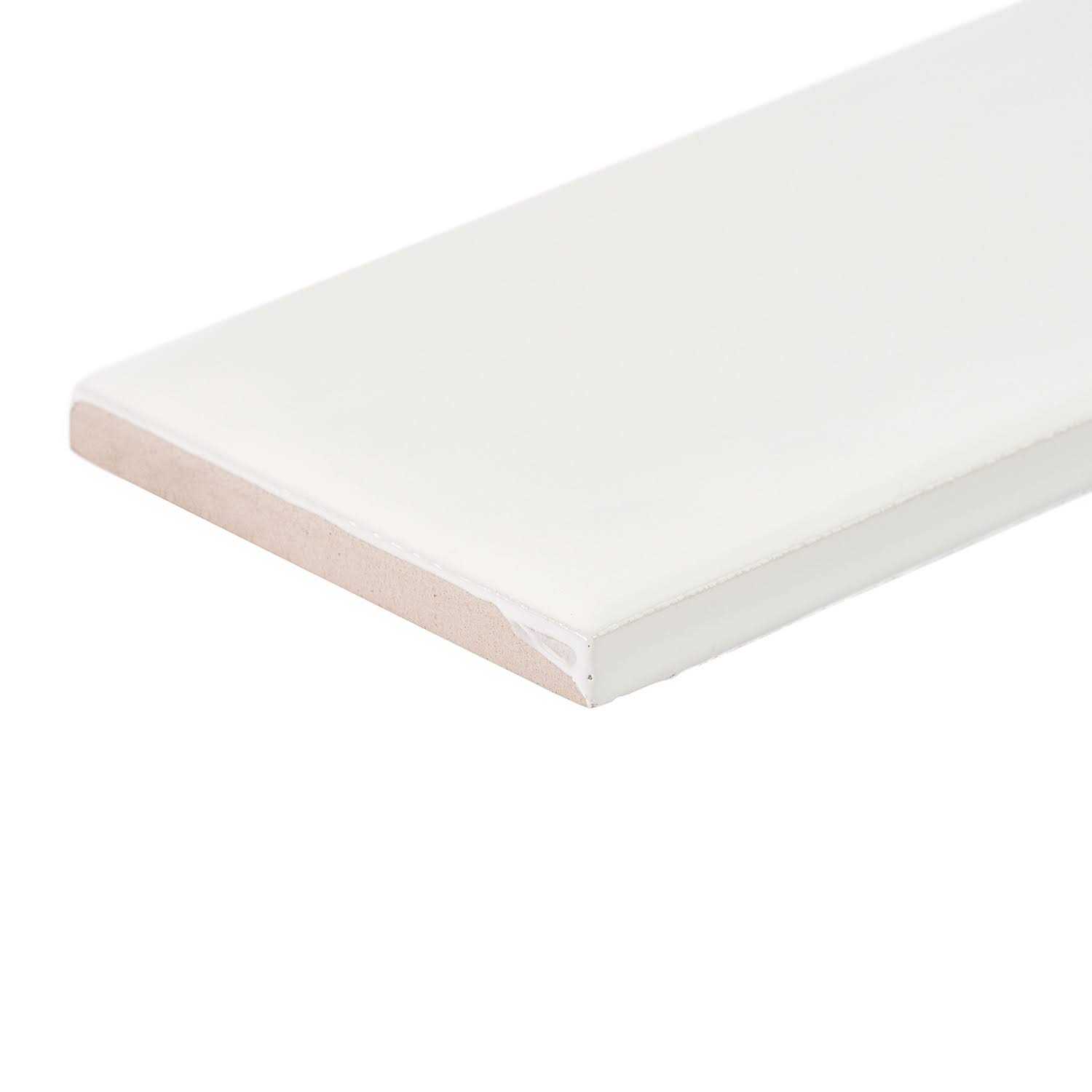 Artmore Tile Dice White 2-in x 10-in Polished Ceramic Subway Wall Tile - Cheap Fitting