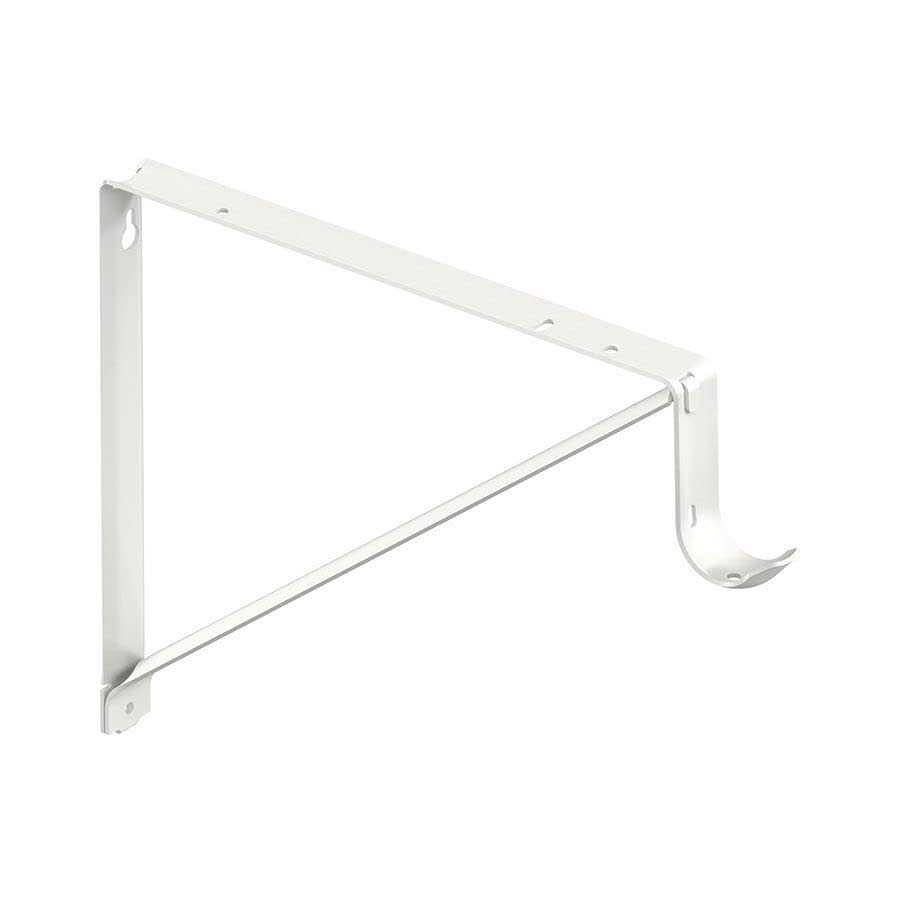 Closet Pro CD-0045-WT Shelf and Rod Closet Bracket - Cheap Fitting