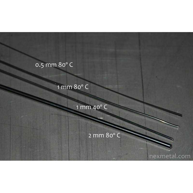 Nexmetal 5 Feet Nitinol Shape Memory Pre-trained Wire - Cheap Fitting