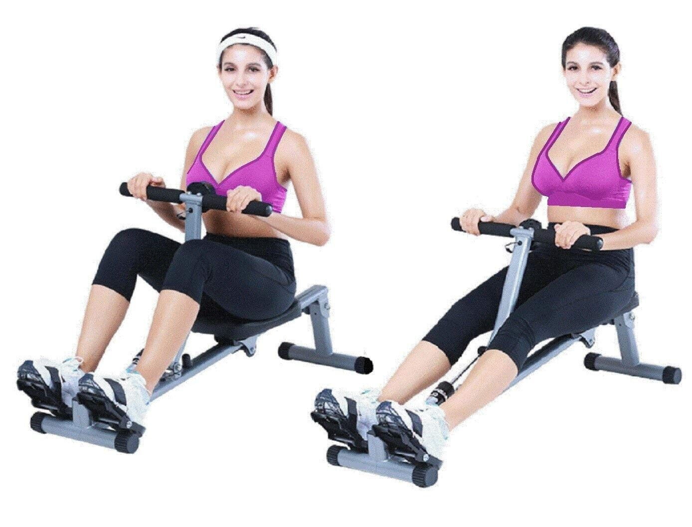 Friendly Iron Bar Rowing Machine: Weight Loss, Cardio, Full Body Workout - Cheap Fitting