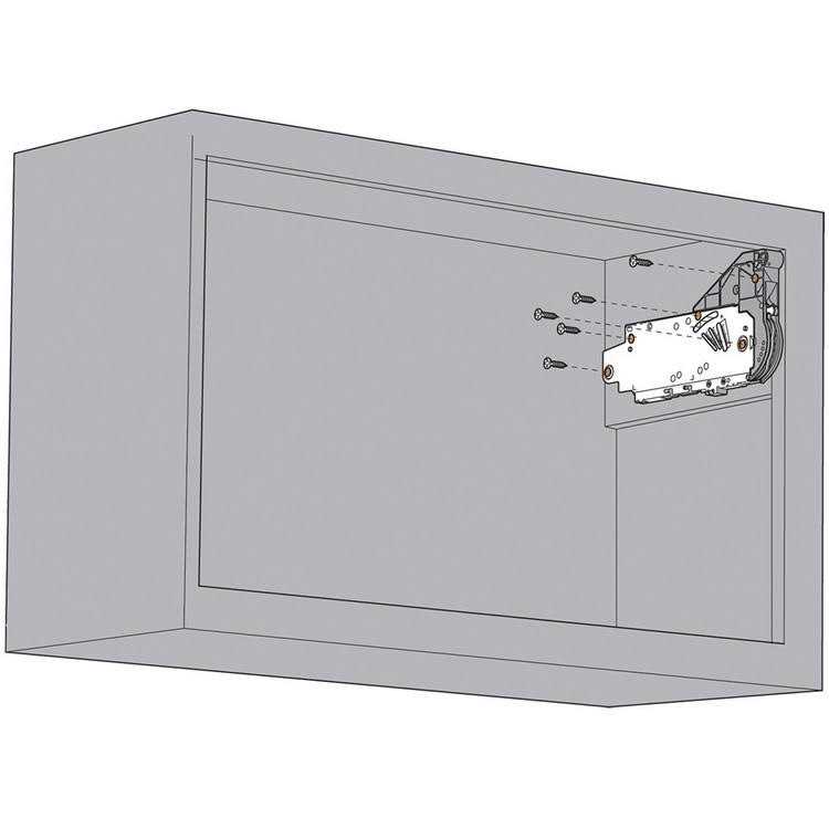 Blum 20L2500.N5 Aventos HL Face Frame Cabinet Lift Mechanism Set for Door Weight - Cheap Fitting