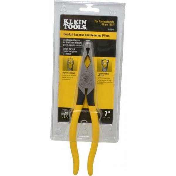 Klein Tools D333-8 Conduit Locknut and Reaming Pliers - Cheap Fitting