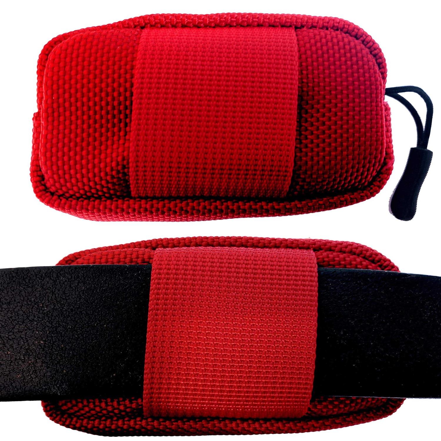 Spy Spot Waterproof Small Pouch with Zipper Oxford Thick Fabric Multi-purpose Bag with Loop Attachment - Cheap Fitting