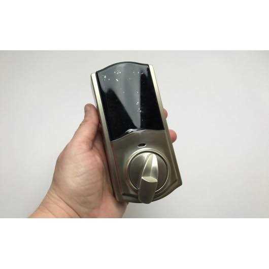 Satin Nickel Kevo Convert Smart Lock Conversion Kit From Kwikset - Cheap Fitting