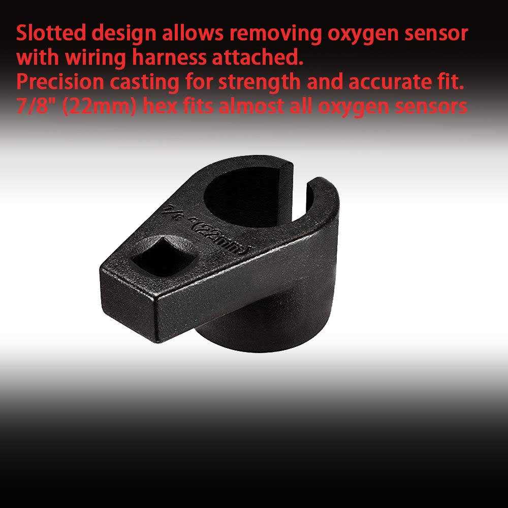 Apeixoto AP1822F 3/8-inch Drive By 7/8-inch Offset Oxygen Sensor Socket High-performance Chrome Molybdenum Steel Construction Wire Gate Accesses - Cheap Fitting