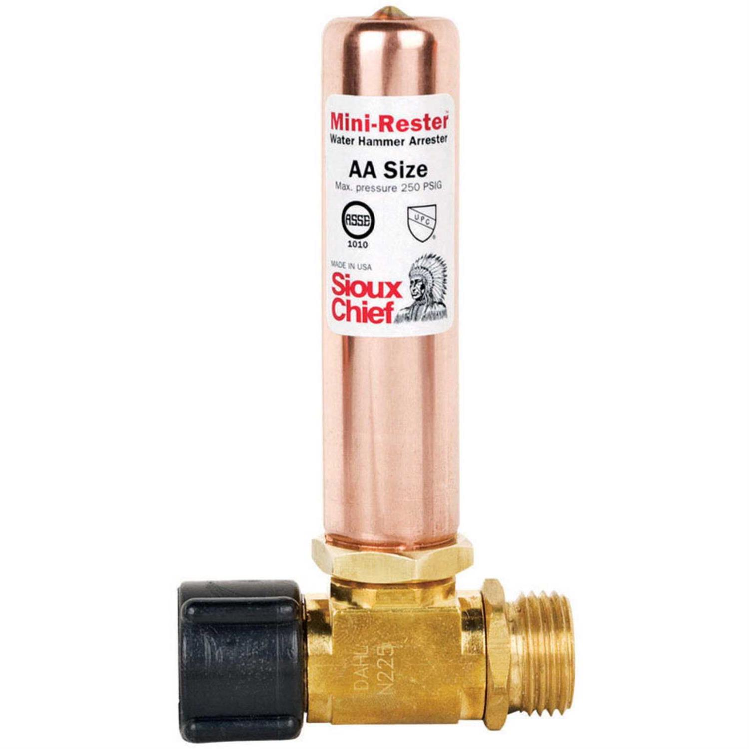 Sioux Chief Female x Male Mini Rester Water Hammer Arrester Tee - Cheap Fitting