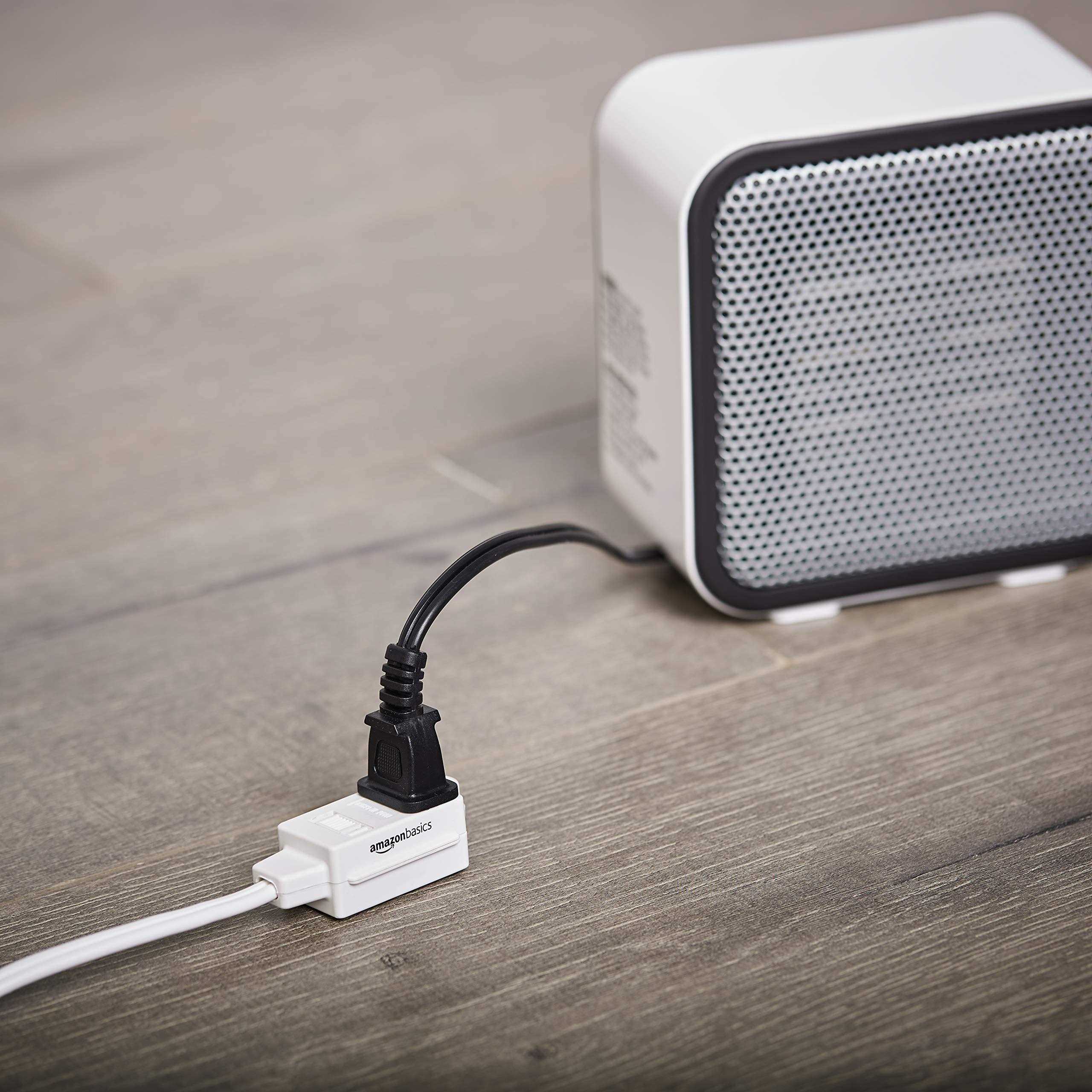 Amazon Basics 2-Prong Indoor Extension Cord Power Strip - Cheap Fitting