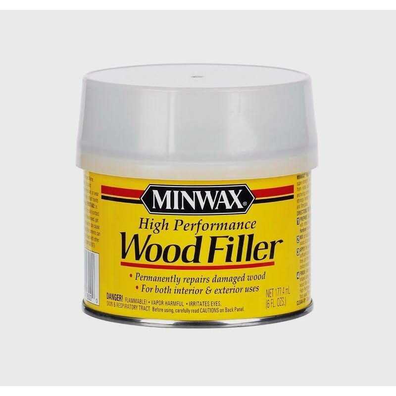 Minwax High Performance Wood Filler - Cheap Fitting