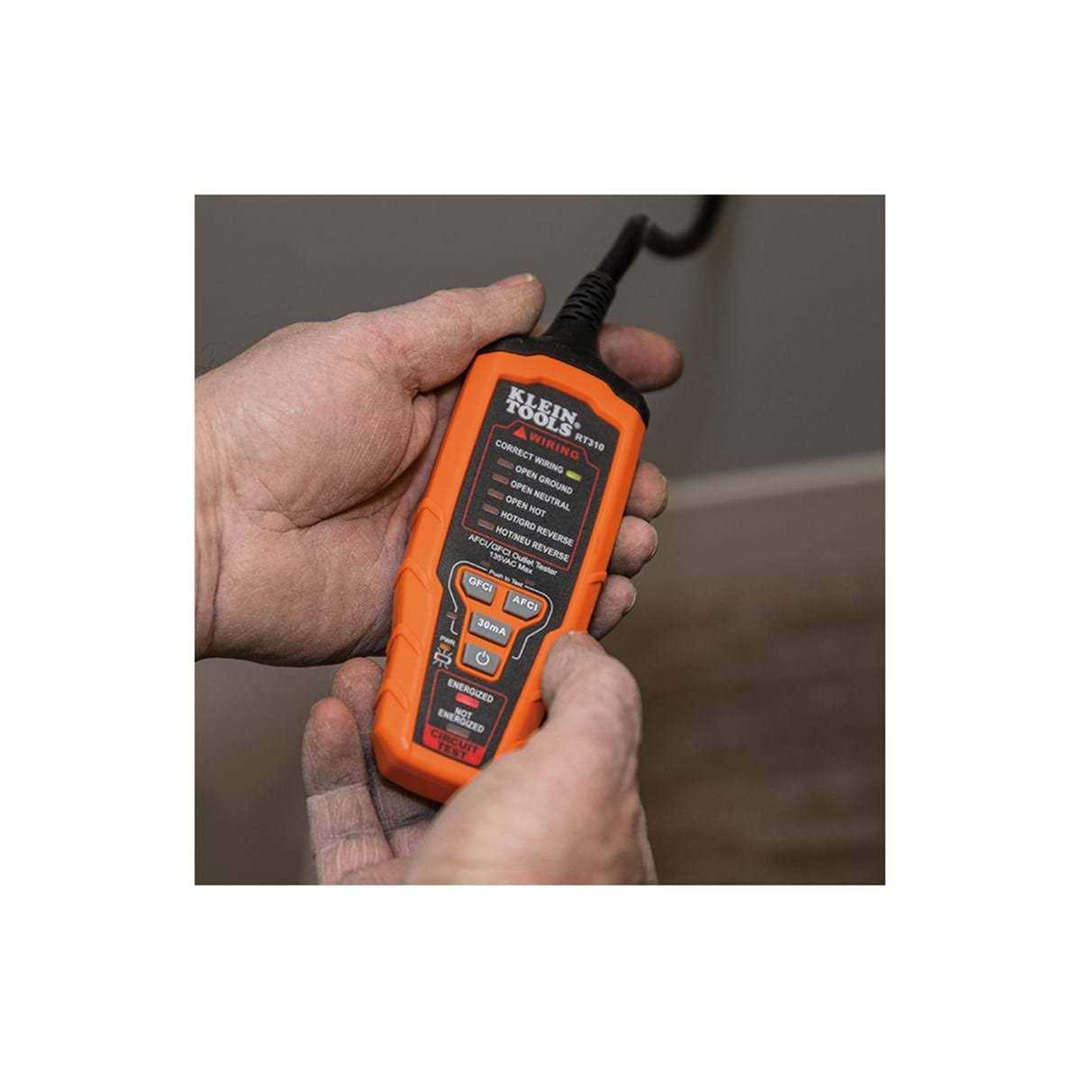 Klein Tools RT310 AFCI/GFCI Outlet Tester - Cheap Fitting