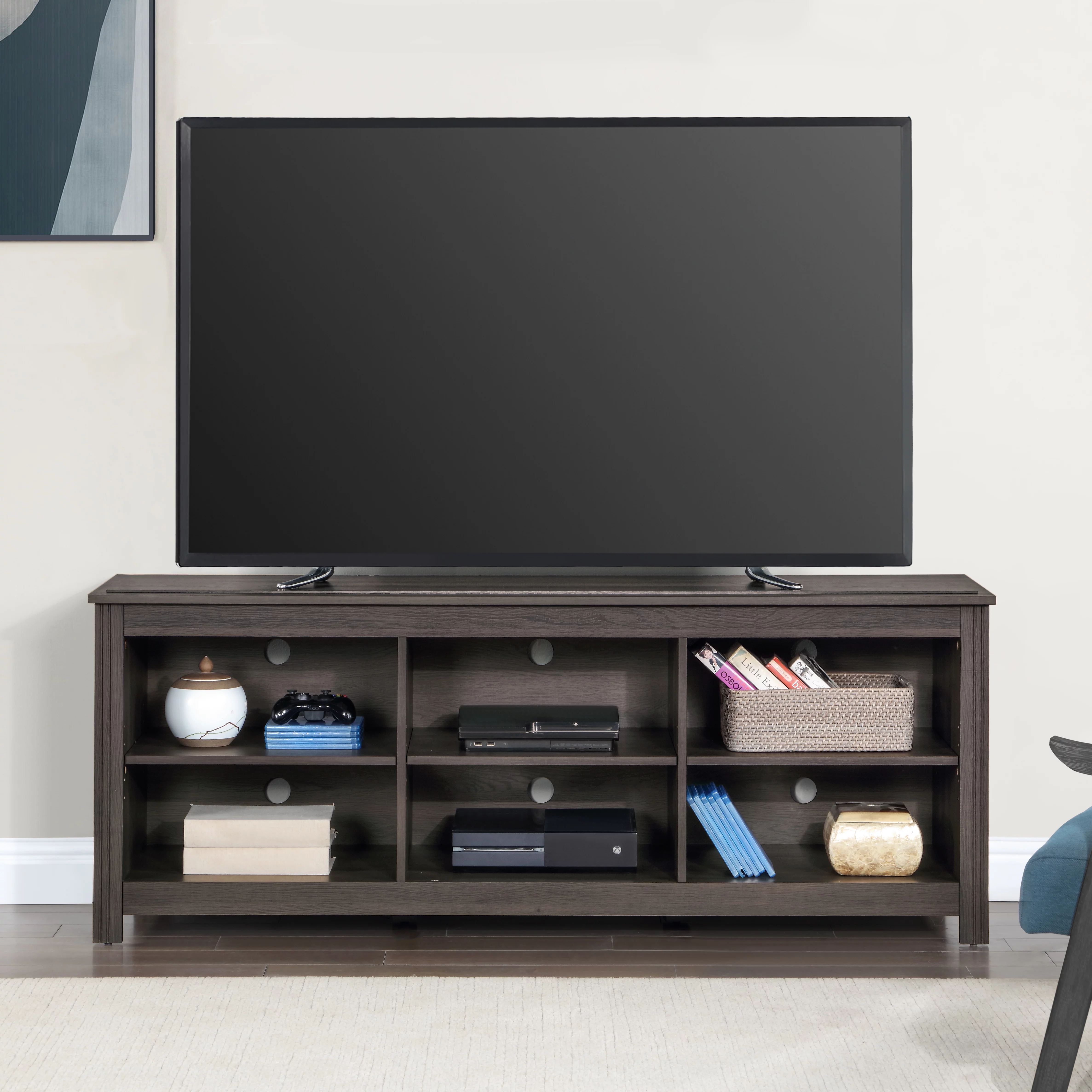 Mainstays Adjustable Shelf TV Stand for TVs up to 70