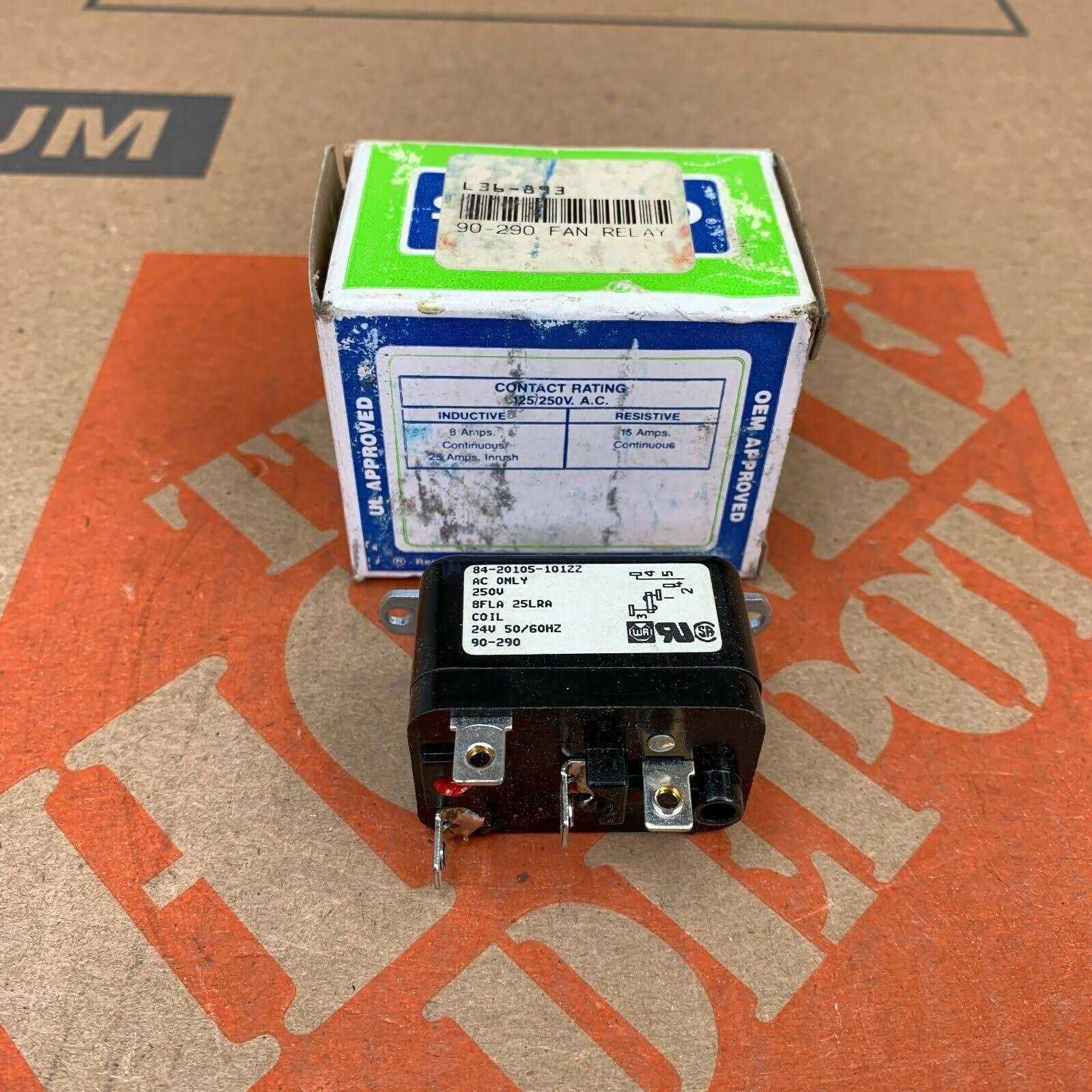 White Rodgers 90-290Q Fan Relay - Cheap Fitting