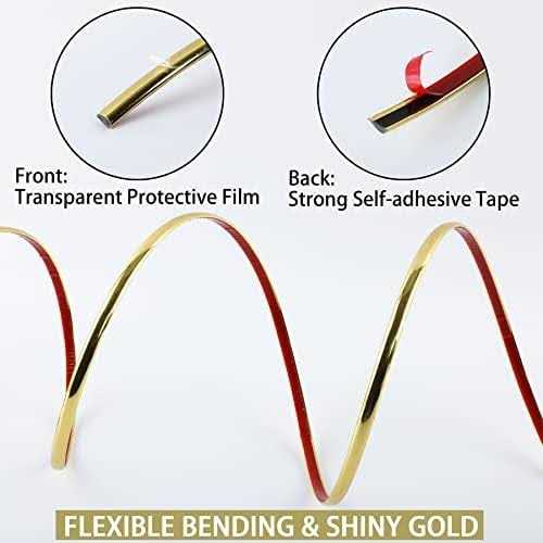 Gaahing Peel and Stick Molding & Wall Trim Flexible Self-Adhesive Decorative Strip for Tile - Cheap Fitting
